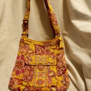 Vera Bradley Bali Gold Crossbody